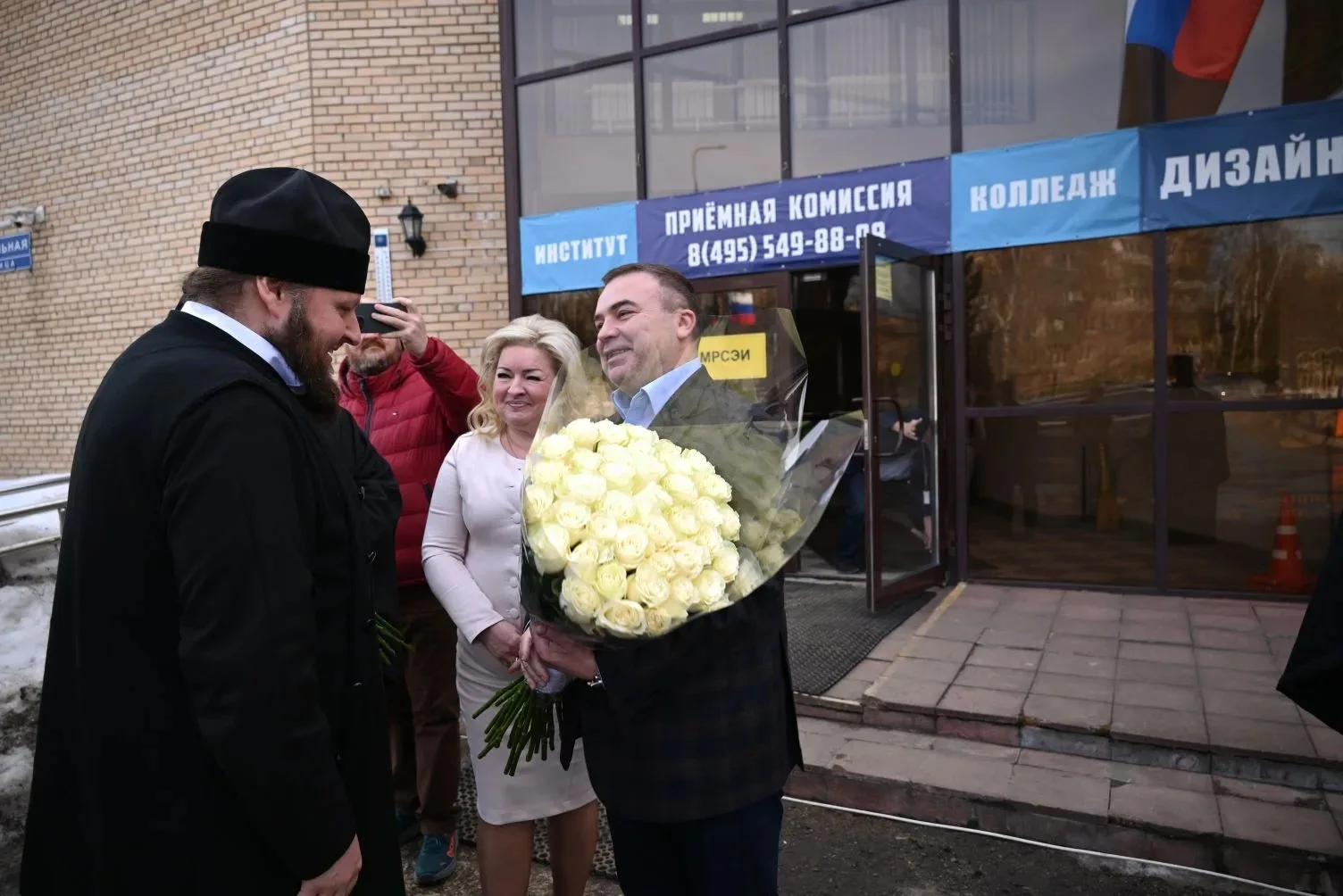 Встреча студентов с архиепископом Подольский и Люберецким Аксием